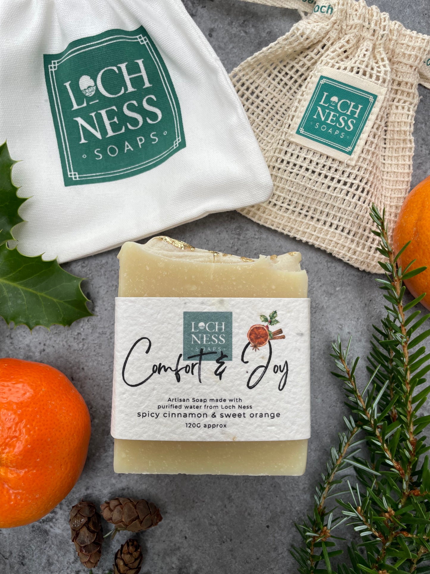 PRE ORDER. Christmas Comfort & Joy Soap with Gift Bag