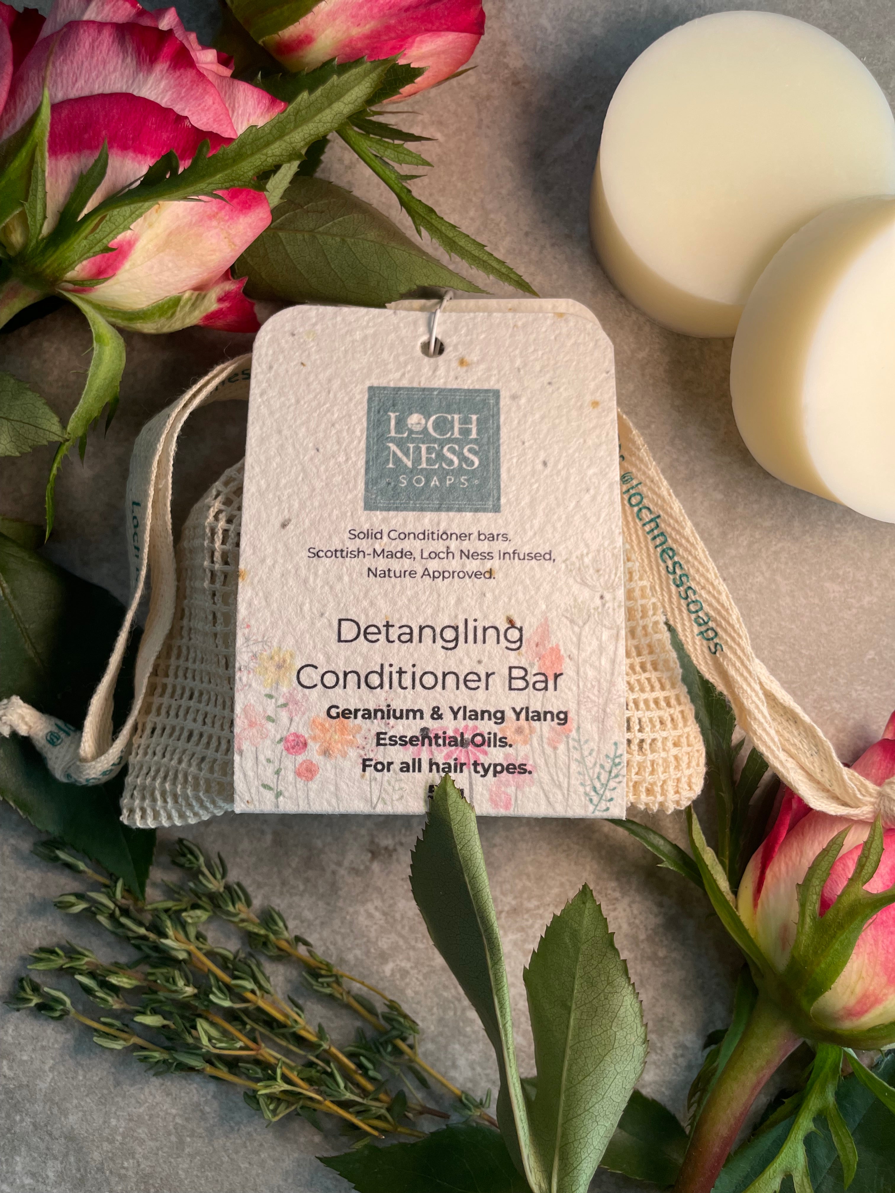 Conditioner Bar with Shower Storage Bag 40g