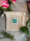 Cotton Mesh Soap Bar Storage Bag