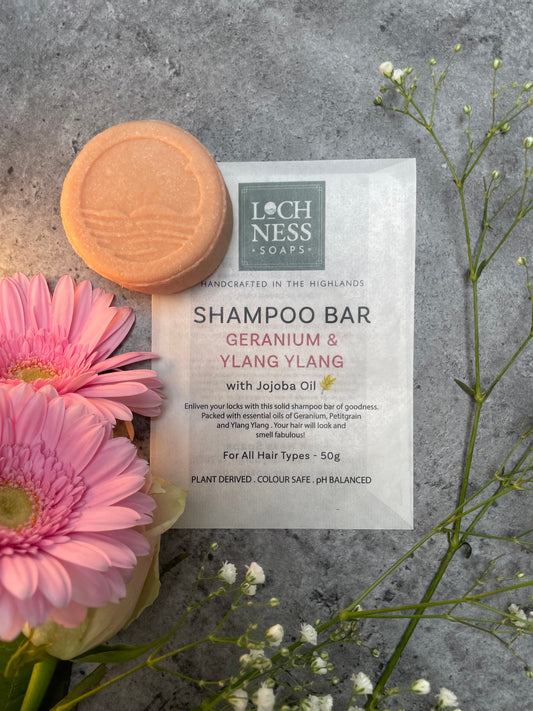 Shampoo Bar Refill – Geranium & Ylang Ylang