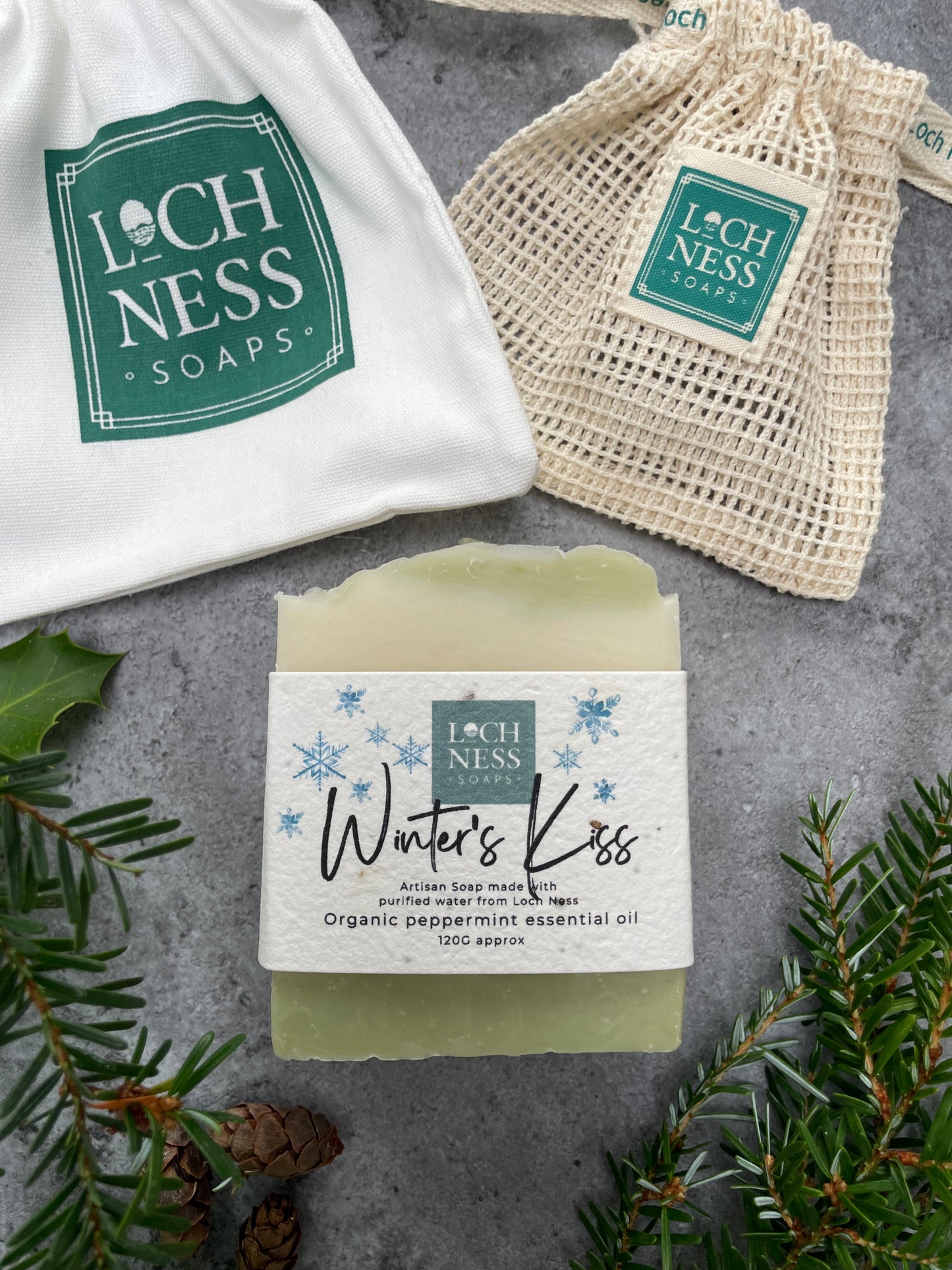 Limited Edition Christmas. Winter's Kiss Soap With Gift Bag